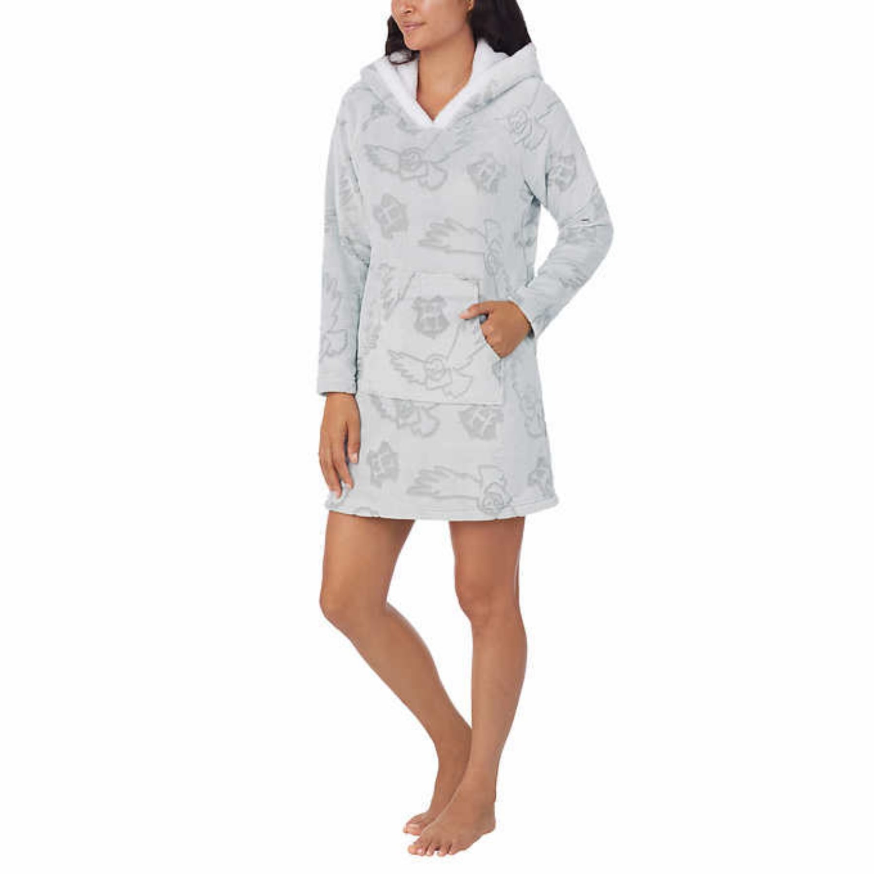 Disney Harry Potter Women's Super Soft Cozy Fleece Kangaroo Pocket Pajama  Lounge Hoodie - Walmart.com