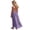 Purple, variant on Vmvidoty Girl's Summer Sundress Spaghetti Strap Solid Linen Midi Dress Casual Cami Dresses White 13 Years