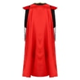 thumbnail image 4 of Moggemol Garçons Enfants Costumes de Chevalier Médiéval Tunique à Manches Longues avec Cape Complète Tenue de Roi Conquérant Rouge 6, 4 of 5