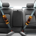thumbnail image 2 of Chririnla Tie Dye Bat Print Car Harness Pads Comfortable Reduce Friction Effectively Car Seat Belt Pads, Washable Removable Compatible with Sedan Auto Van, 2 of 7