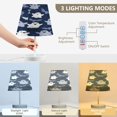 thumbnail image 3 of Table Lamps 3 Color 10 Way Dimmable LED Nightstand Lamp for Bedroom, Living Room, Home Office Halloween Ghost Pattern Medium, 3 of 7