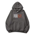 thumbnail image 2 of Gibobby Sudadera mujer con cierre, Sudaderas casuales para mujer, capucha con cordón, sudadera con capucha, manga larga(Gris,M), 2 of 4