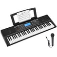 thumbnail image 6 of Donner Piano 61 Key LCD Electric Keyboard Full-Size Keys DEK-610 Beginner, Include a Music Stand, Keyboard Stand, Stool, Microphone and Piano Course App, Supports MP3/USB MIDI, 6 of 9