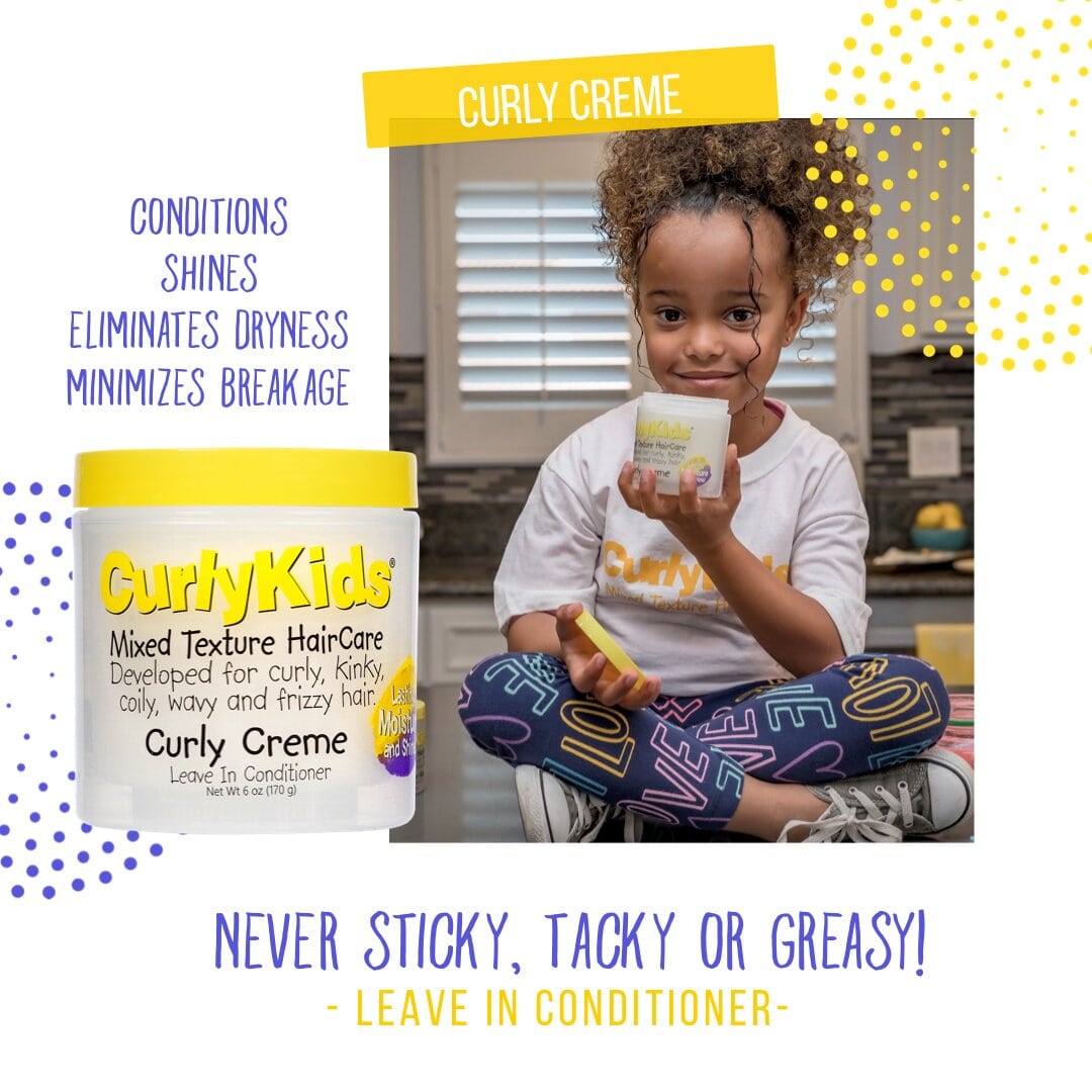 Curly Kids Creme Leave-In Conditioner, 6 oz, 2 Pack photo 8