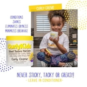 Curly Kids Creme Leave-In Conditioner, 6 oz, Cream, Moisturizing, Jar, Unisex