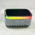 thumbnail image 1 of Altavoz Bluetooth con Carga Inalámbrica Luz LED Ambiental y Despertador- Radio FM Carga USB 15W, 1 of 5