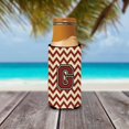 thumbnail image 3 of WWS-Letter G Chevron Maroon and Gold Ultra Beverage Insulators for Slim cans, 3 of 4