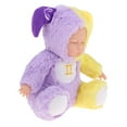 thumbnail image 3 of Adorable Reborn Kits pulgadas Muñeca de bebé recién nacido Muñeca de constelación de Morado Gemini Modelo de cumpleaños pa, 3 of 8