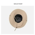 thumbnail image 2 of Men's Drawstring Bucket Hat Sun Protection Floppy Visor Bucket Hat, 2 of 5