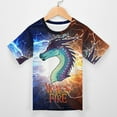 thumbnail image 3 of Wings Of Fire WOF Kid's T-Shirt Short Sleeve T-Shirt Tops Summer Tee Shirt for Boys Girls 160CM, 3 of 8