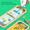 thumbnail image 4 of Desktop Sling Puck Game Set Improve Coordination Interactive Wooden Hockey Table Game Toy, 4 of 5