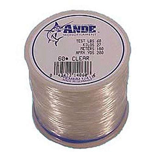 Ande Premium Monofilament 1 lb Spool Fishing Line, Clear