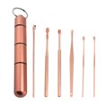 thumbnail image 2 of Kttectoa Wal-mart Deals 6-piece Stainless Steel Ear Pick Ear Pick Tool Storage Portable Ear Pick Set Deals, 2 of 2