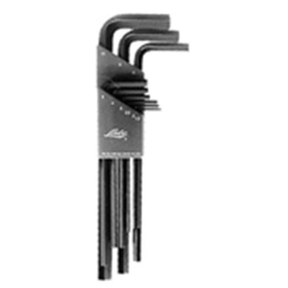 Lisle 42500 12pc SAE Long Arm Hex Key Set