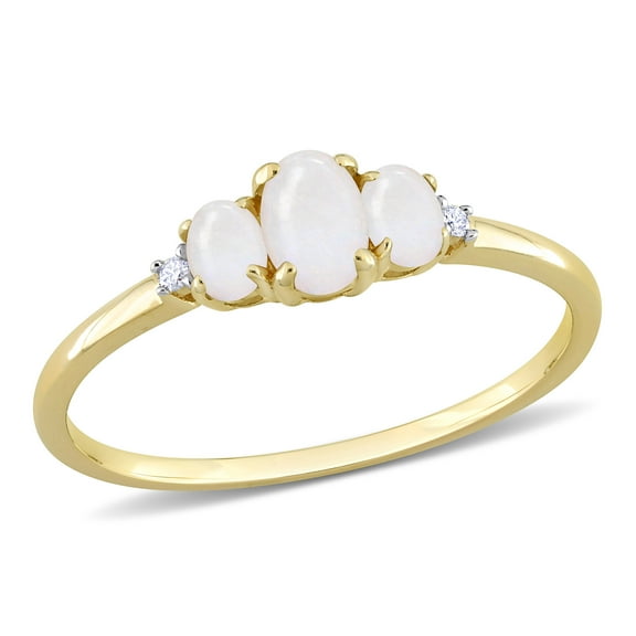 Everly Women's Opal 10k Yellow Gold Ring