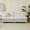 Beige, variant on 80.5" Beige Loveseat Oversized Armless Velet Sofa with USB for Living Room Small Space