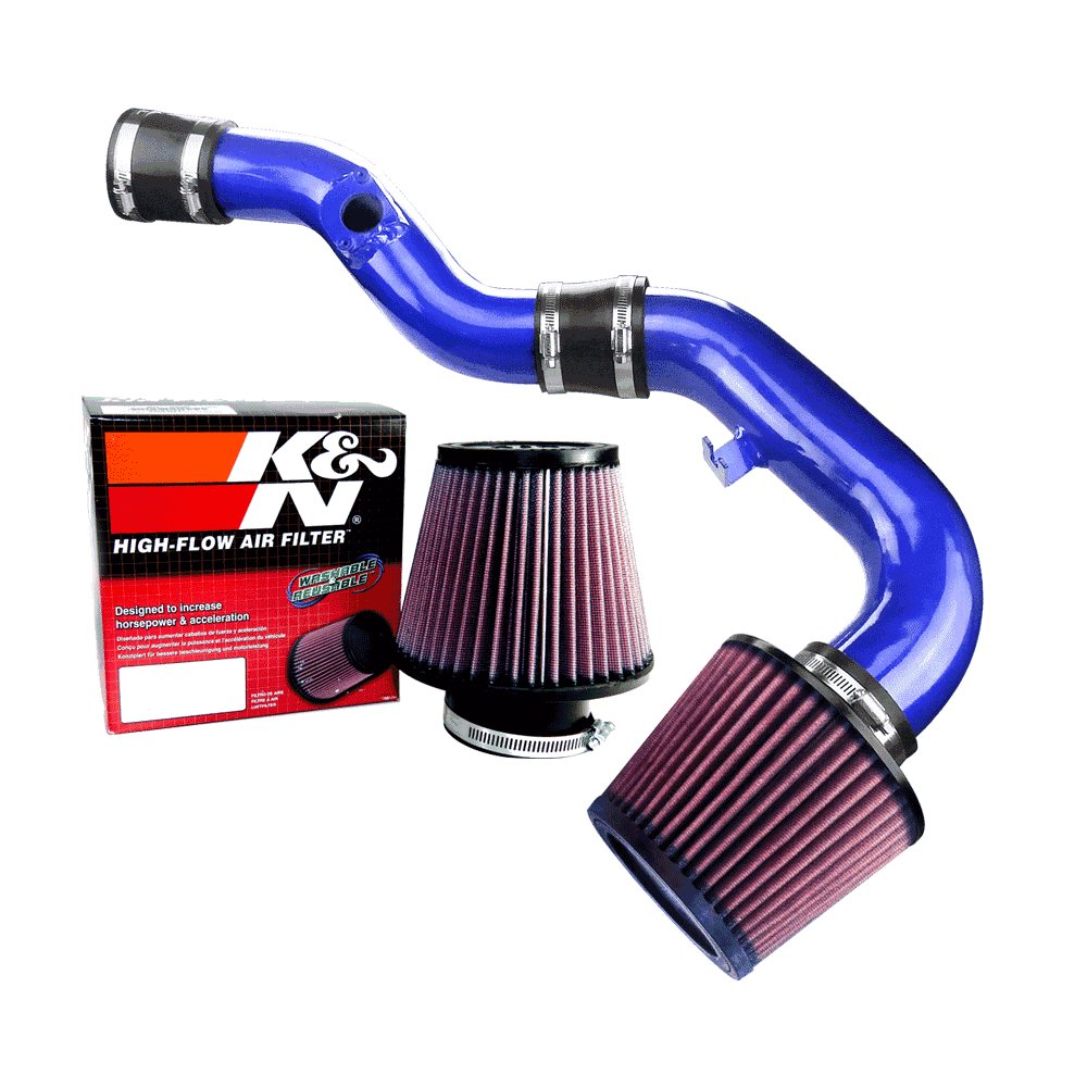For 0203 Subaru Impreza WRX 2.0L 4cyl CPT Cold Air Intake (Blue) + K&N