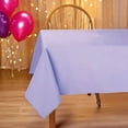 thumbnail image 5 of Collections Etc Basic Solid Color Rectangular Tablecloth Linen, 60" W x 90" L - Fits All Common Sized Rectangular Tables, Durable Hand Washable or Machine Washable, Sage Green, 60" X 90", 5 of 7