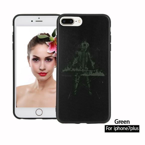 ZOUSSIQI TPU Protective Color Changing Thermal Sensor Heat Induction Back Case for iPhone 7PLUS Green EL225#42191