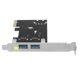 thumbnail image 5 of Tarjeta de expansión PCIe a USB3.0 de 5 Gbps, 2 puertos, 4 pines, tarjeta controladora PCIe Plug and Play para PC de escritorio con Windows, 5 of 5