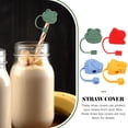 thumbnail image 6 of HIAKDOFT 4Pcs Reusable Silicone Straw Caps For Straws Splashing And - For Gatherings, 6 of 8
