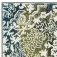 thumbnail image 5 of SAFAVIEH Watercolor Daven Abstract Colorful Runner Rug, Ivory/Peacock Blue, 2'3" x 8', 5 of 7