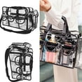 thumbnail image 2 of Large Capacity Makeup Bag for Women Girls Female Cosmetic Bag Travel Beach Bag PVC Transparent Cosmetic Organizer, 2 of 8