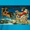 thumbnail image 3 of CafePress - Vintage Santa Sleigh T Shirt - Men's Fitted T-Shirt, 3 of 4