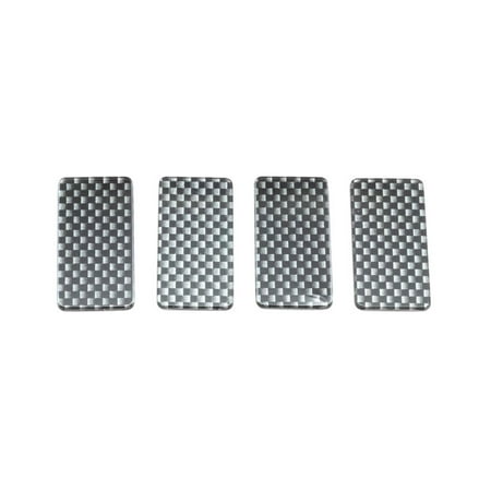 Gas Touring Car - Integy RC Toy Model Hop-ups RIDE-27012 RIDE Carbon Printed Side Dam (4) for 1/10 Touring Car IFMAR Standard Size