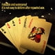thumbnail image 3 of Fmoacen 4 Barajas Naipes Impermeables Plástico Negro Oro Rosa Naipes Papel de Aluminio Cartas de Póquer Juegos de Naipes Estándar Temáticos para Adultos Fiesta de Juegos Familiares, 3 of 5