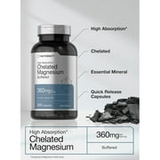 Chelated Magnesium | 360mg | 240 Capsules | by Horbaach