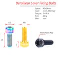 thumbnail image 4 of Bangcool 2PCS Derailleur Lever Fixing Bolts M5 Derailleur Lever Bolt Bike Accessories, 4 of 10