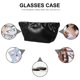 thumbnail image 3 of KALLORY Estuche Para Gafas Negro Resistente Con Seguro Ideal Para Guardar Gafas Y Lentes De Lectura, 3 of 8
