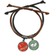 thumbnail image 1 of Otoño Rojo de la cultura japonesa Pulsera Cuerda Mano Cadena Cuero Dinero Pulsera Unbranded M, 1 of 2