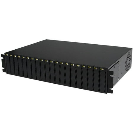 - StarTech 20-Slot 2U Rack Mount Media Converter Chassis for ET Series 2