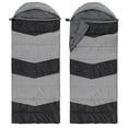 thumbnail image 2 of USB Heated Rectangular Sleeping Bag, 190T Polyester Waterproof Ultralight Sleeping Bag, 3-Zone Temperature Control Sleeping Bag for Camping Hiking Backpacking RV Travel Indoor Outdoor Use, 2 of 10