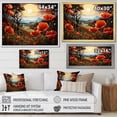 thumbnail image 4 of Designart "Countryside Red Poppy landscape III" Countryside Floater Framed Wall Art Living Room, 4 of 7