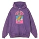 thumbnail image 4 of Sudadera con capucha para hombre, estilo retro, desgastado, con estampado de calavera y surf, estilo informal, de gran tamaño, 100 % algodón, 4 of 5