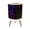 Color 4, variant on Futuristic Small Trash Can with Lid Futuristic Data Corridor Glowing Red Blue Number Style 1.8 Gallon Dog Proof Trash Can Round Garbage Can Waste Bin Wastebasket for Bathroom Bedroom Living Room