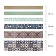 thumbnail image 6 of Wrapables Decorative Washi Tape Box Set for DIY Arts & Crafts, Scrapbooking, Diary, Stationery, Card-Making, Gift Wrapping (12 Rolls), Mosaic, 6 of 8