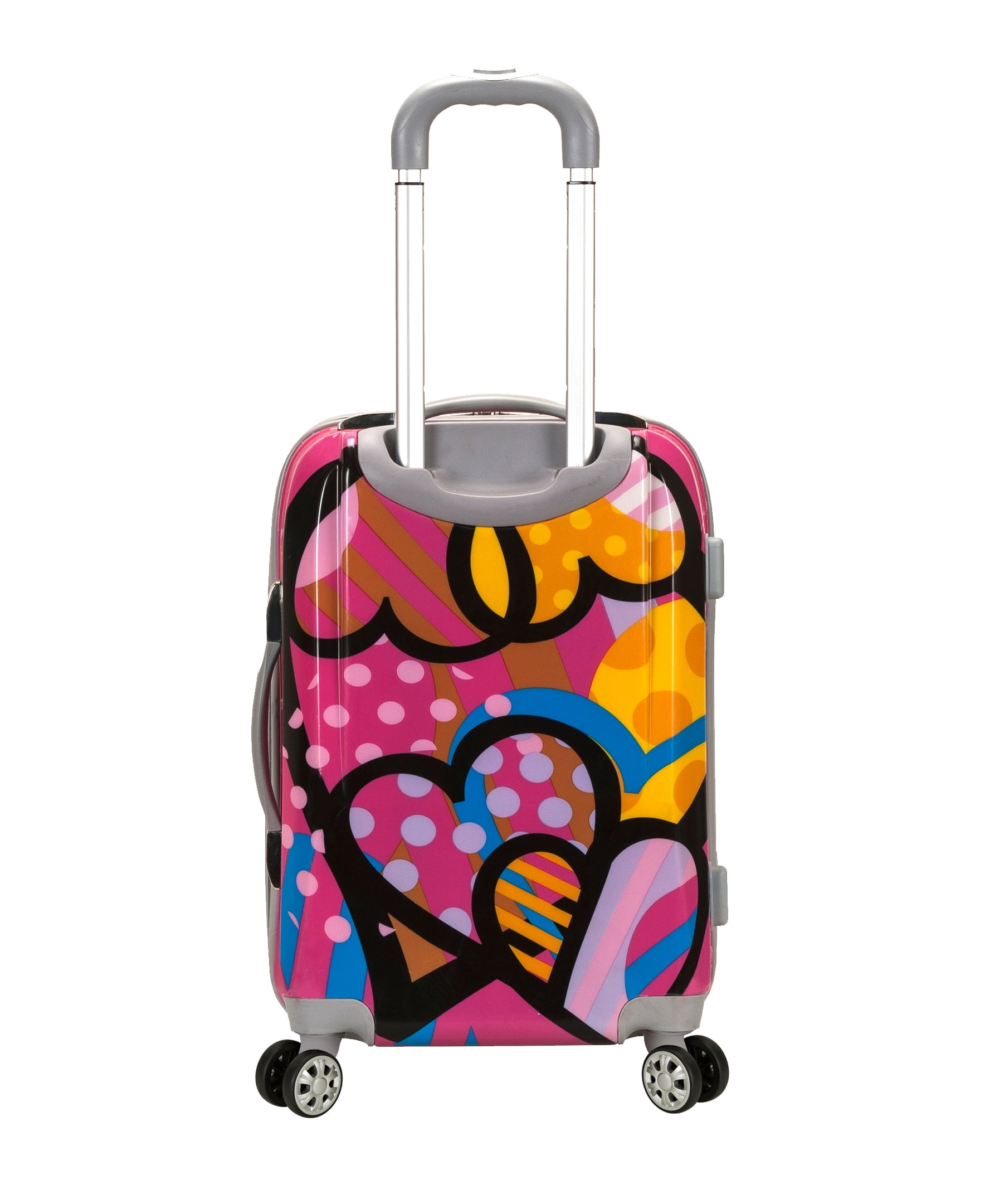 Rockland Adult 3-Piece Heart Hardside Luggage Sets, Pink - Walmart.com