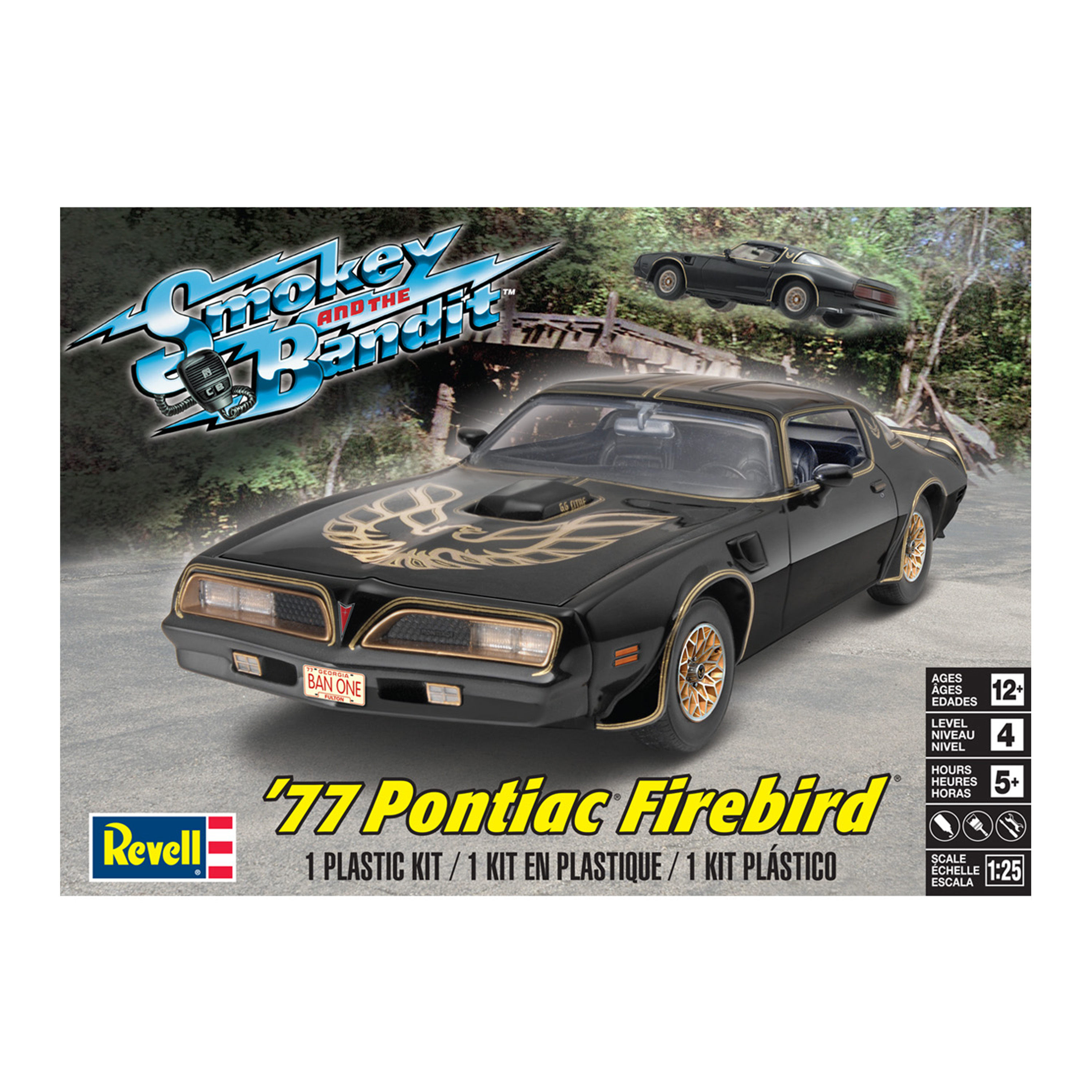 Revell - Smokey and the Bandit 1977 Pontiac Firebird Plastic Model Kit - image 2 of 5