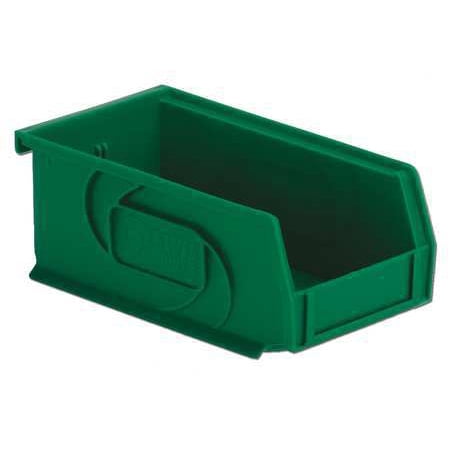 - Lewisbins 25 lb Capacity, Hang and Stack Bin, Green PB74-3 Green