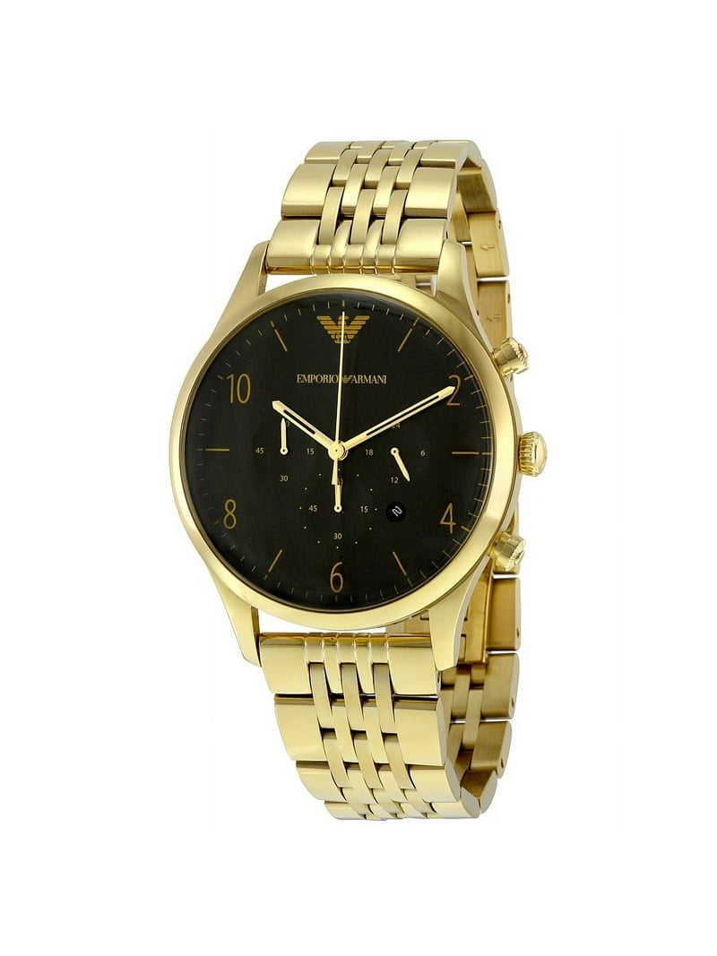 Emporio Armani Men's Beta Gold Stainless-Steel Quartz Dress Watch