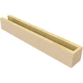 thumbnail image 5 of Ekena Millwork 4"W x 4"H x 28"L Block Woodgrain TimberThane Rafter Tail, Primed Tan, 5 of 6