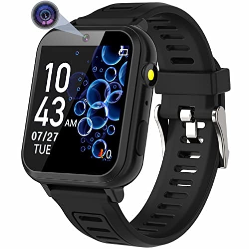Reloj inteligente Sedzofan para niños con 24 juegos, pantalla táctil HD, cámara, reproductor de música, podómetro, despertador, calculadora, linterna, relojes para niños. Regalo para niños de 4 a 12 a