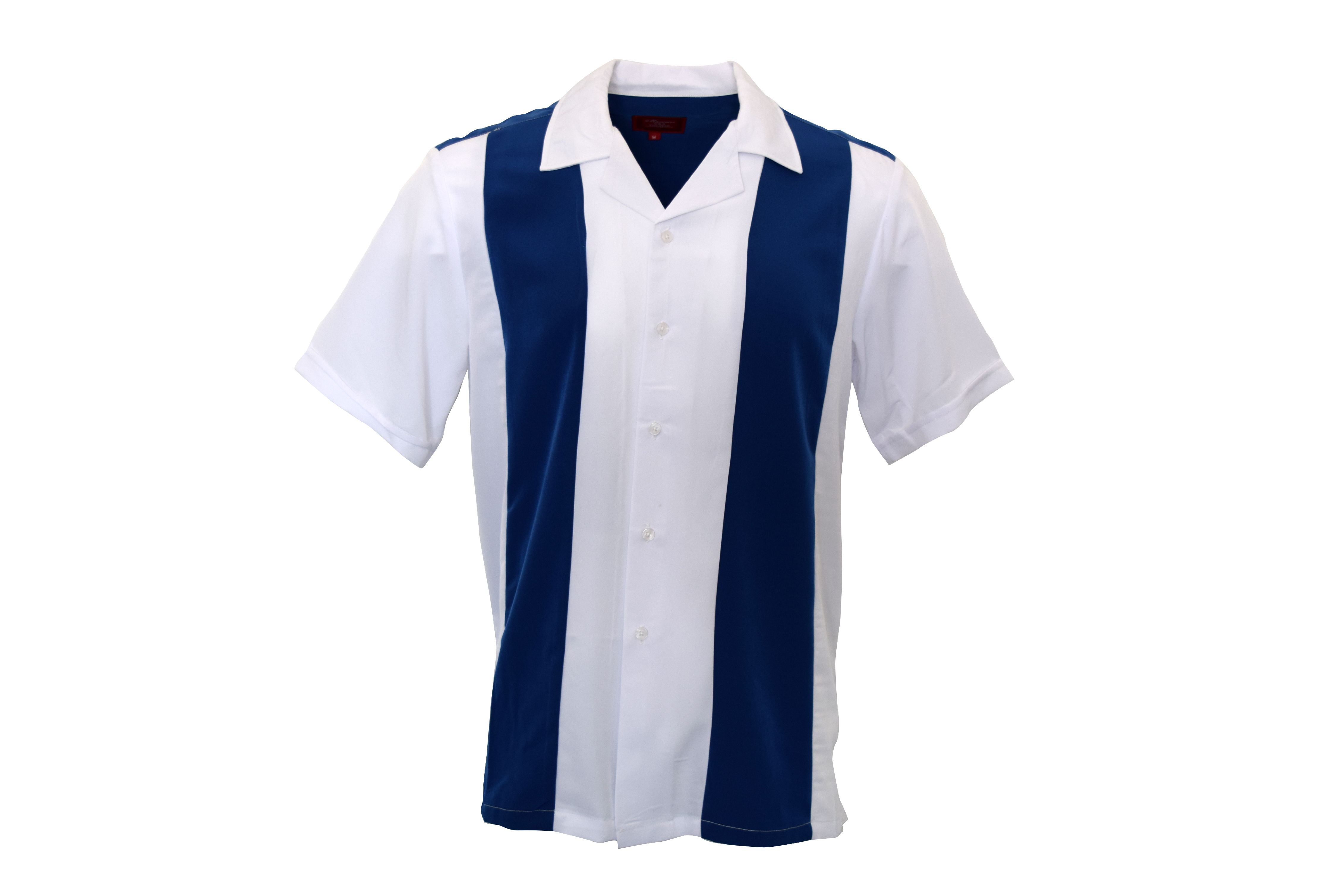 guayabera-men-s-retro-classic-bowling-two-tone-dress-shirt-navy-stripe