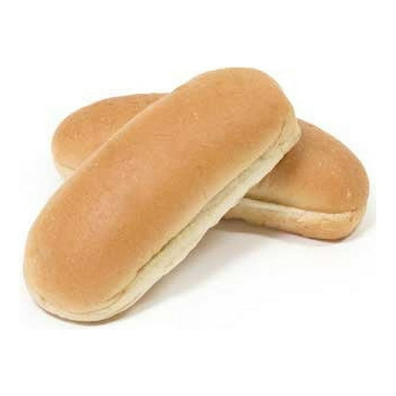 Rotellas Italian Bakery 5 inch Sliced Hot Dog Bun - 6 per pack -- 9 bags per case.