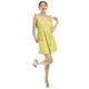 thumbnail image 5 of Vestido con detalle fruncido Roman Fashion /Juvenil, 1473 (Lima) verde lima CH, 5 of 6