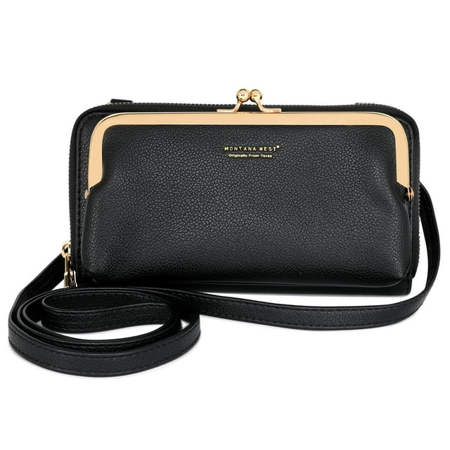 Bandolera Montana West MWC-121BK pequeña para mujer